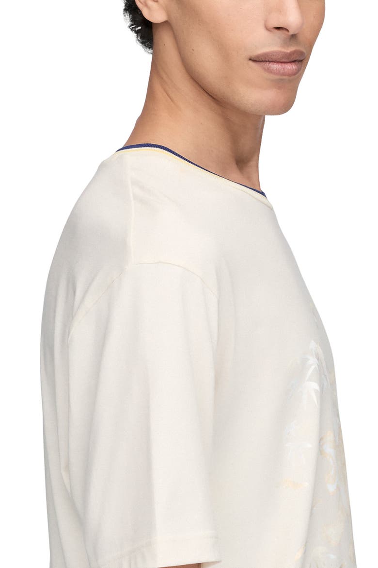 x Wales Bonner Graphic T-Shirt, Alternate, color, CHALK WHITE