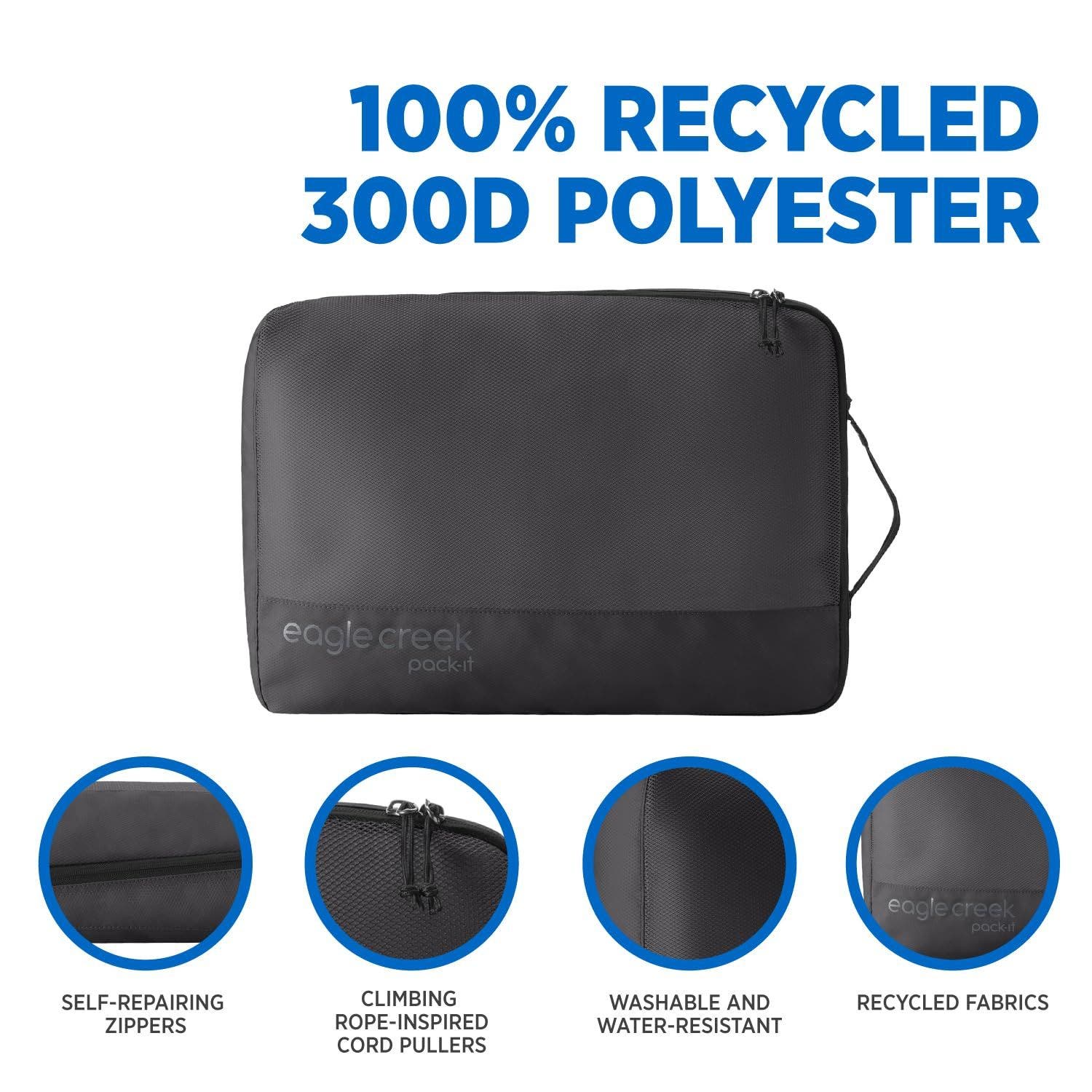 EAGLE CREEK Pack-It Reveal Large Cube, Alternate, color, Black