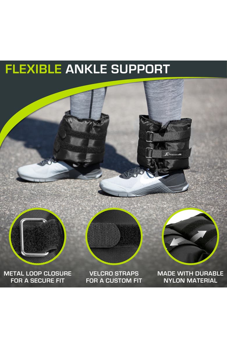 ProsourceFit Ankle Weights, Alternate, color, 5 Lb
