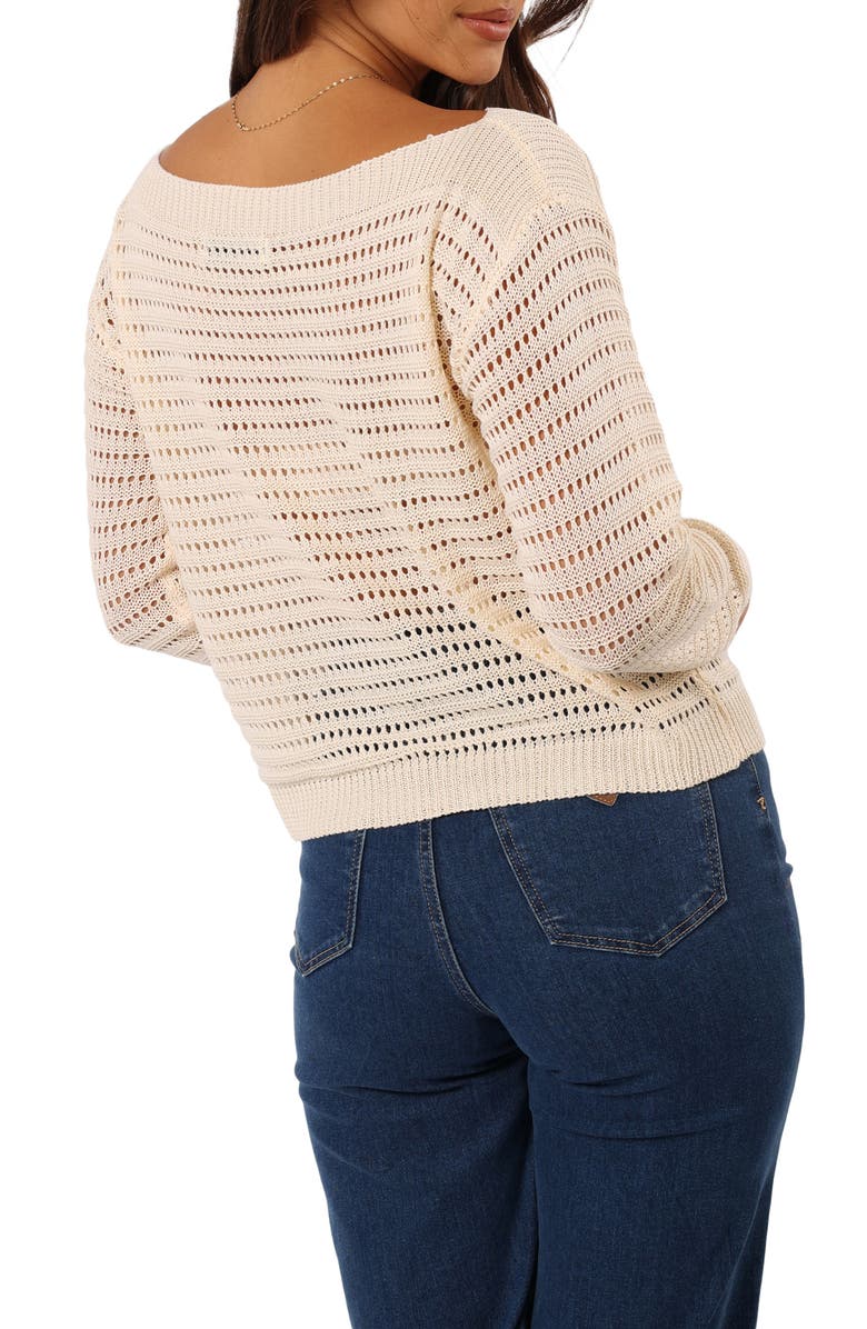 Petal & Pup Tricia Open Stitch Sweater, Alternate, color, 