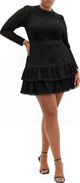 City Chic Gabriella Lace Minidress