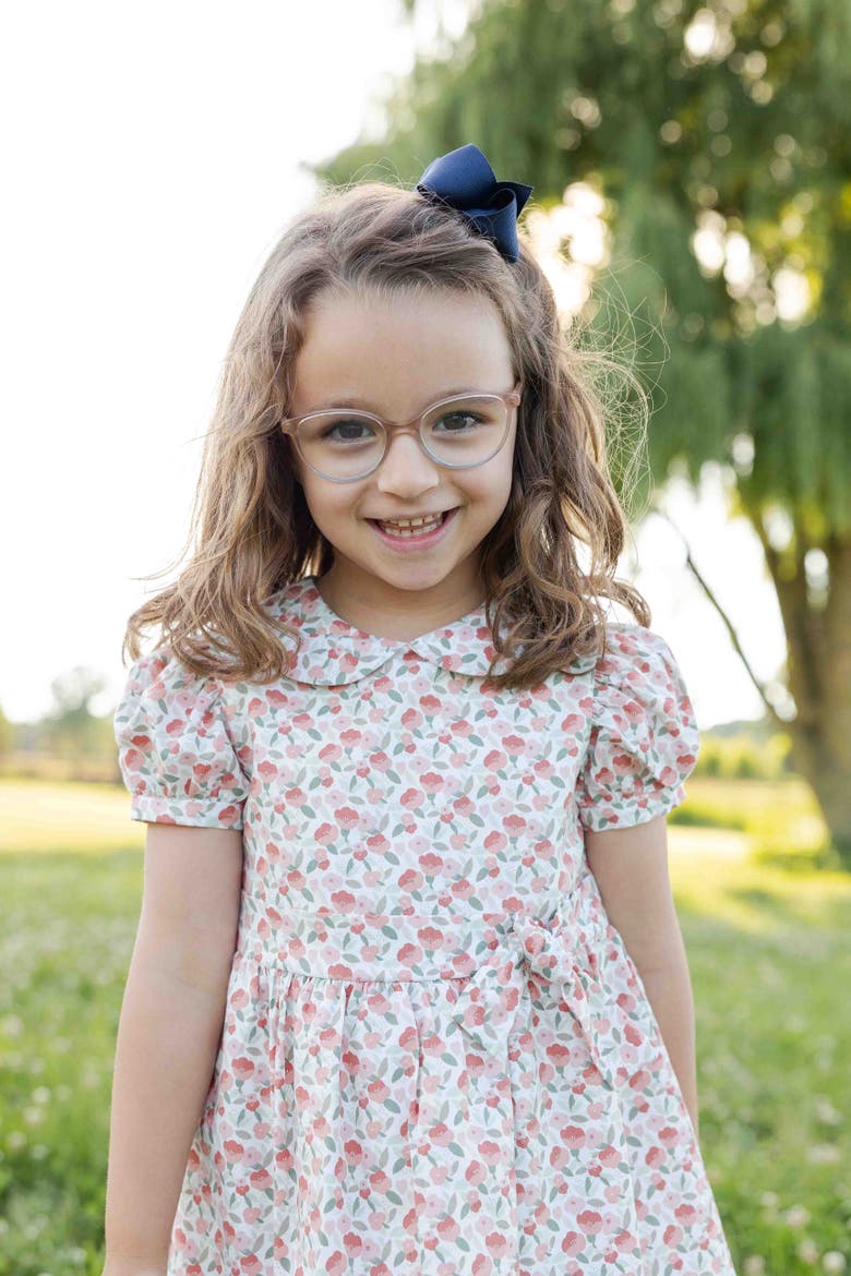 Floral Dress with Tie, Alternate, color, Pink Floral