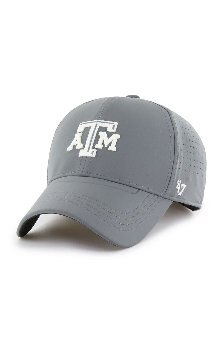 '47 Men's '47 Gray Texas A&M Aggies Forward Vent MVP Adjustable Hat, Main, color, 