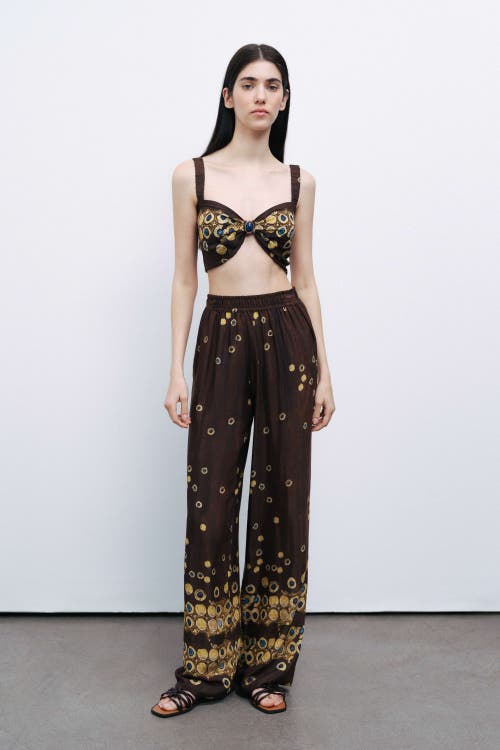 NOCTURNE NOCTURNE ACCESSORY DETAILED CROP TOP