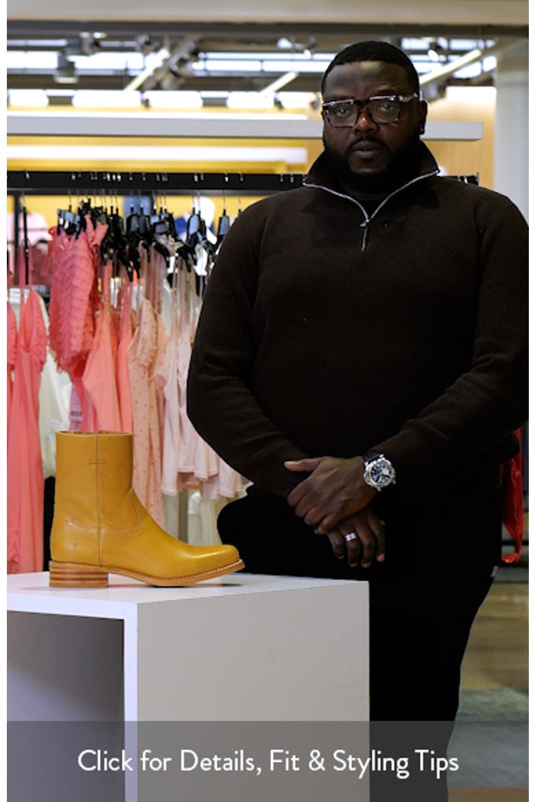 Campus Leather Plain Toe Zip Boot video