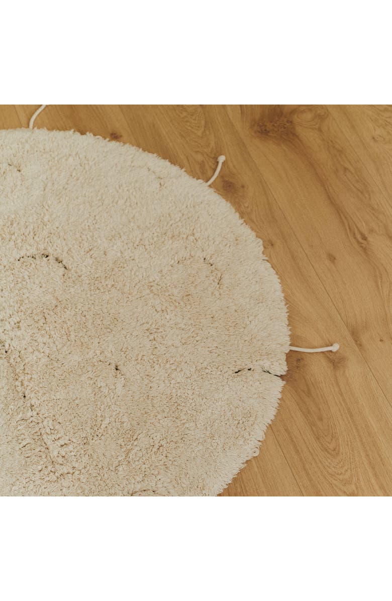 Lorena Canals Washable Rug Moon Multishape, Alternate, color, Natural