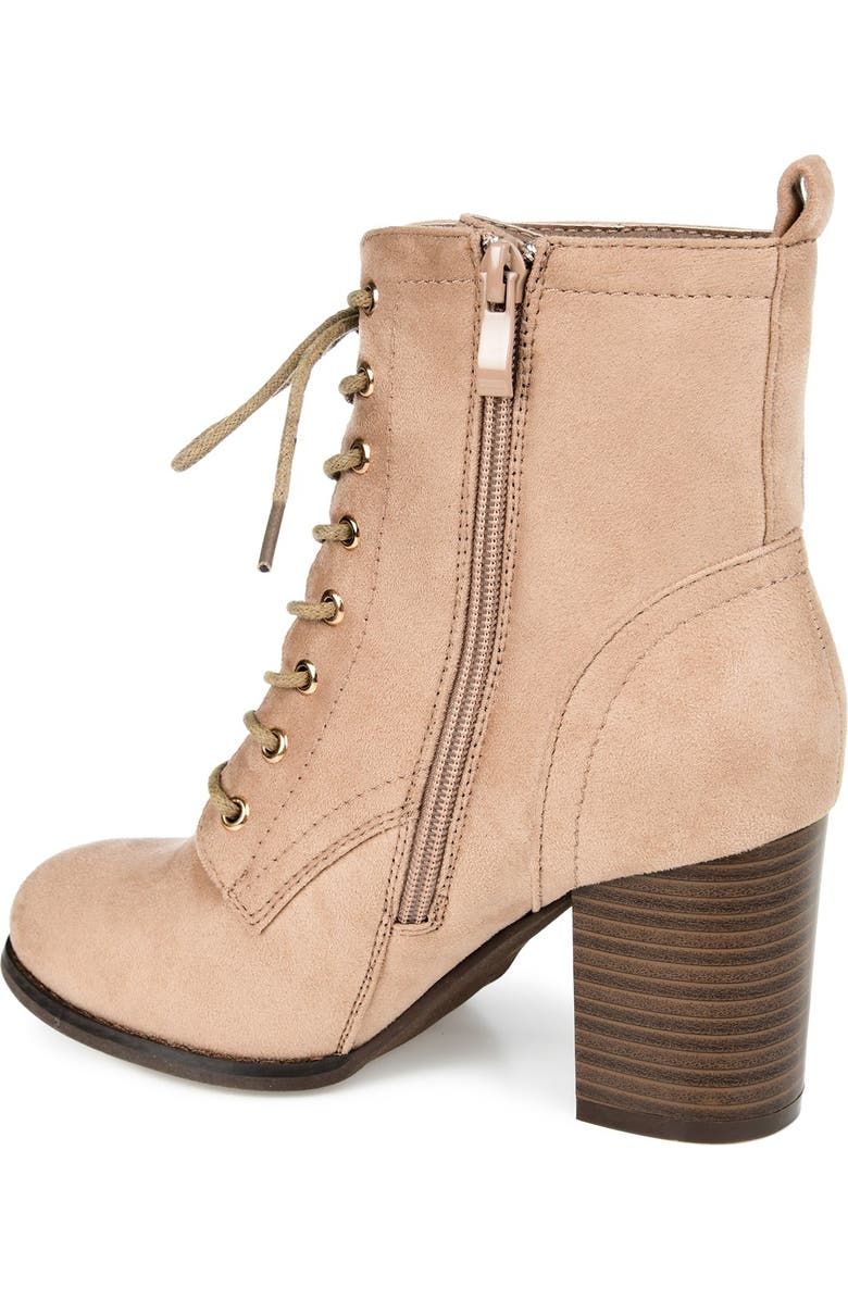 Journee Collection JOURNEE Baylor Lace-Up Boot, Alternate, color, Taupe