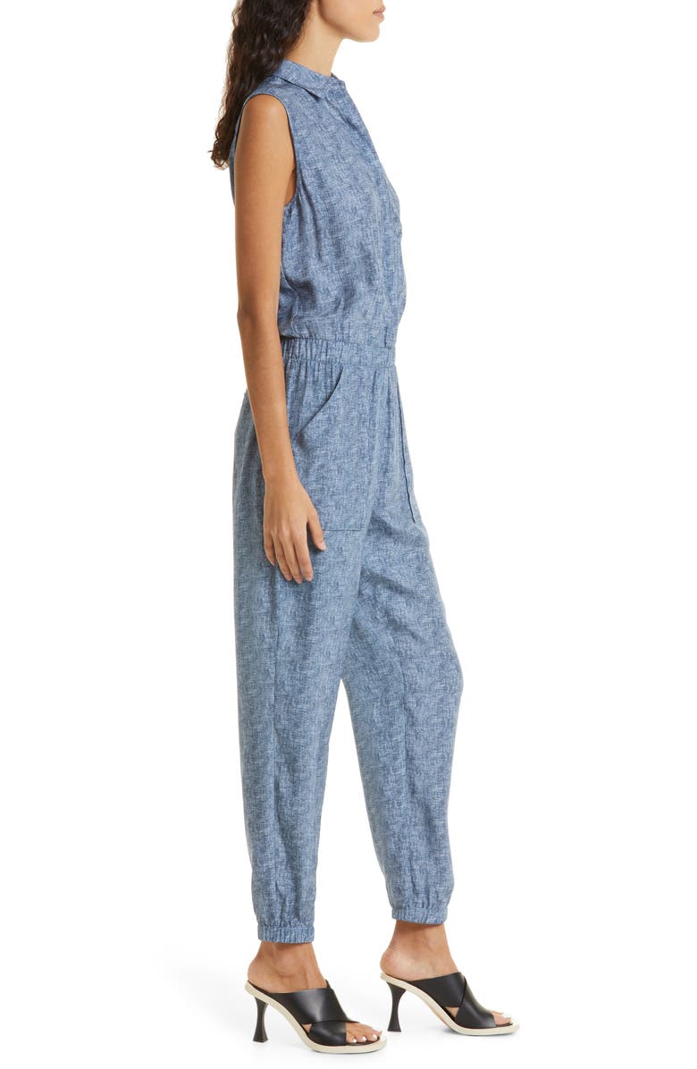 ATM Anthony Thomas Melillo Sleeveless Silk Jumpsuit, Alternate, color,
