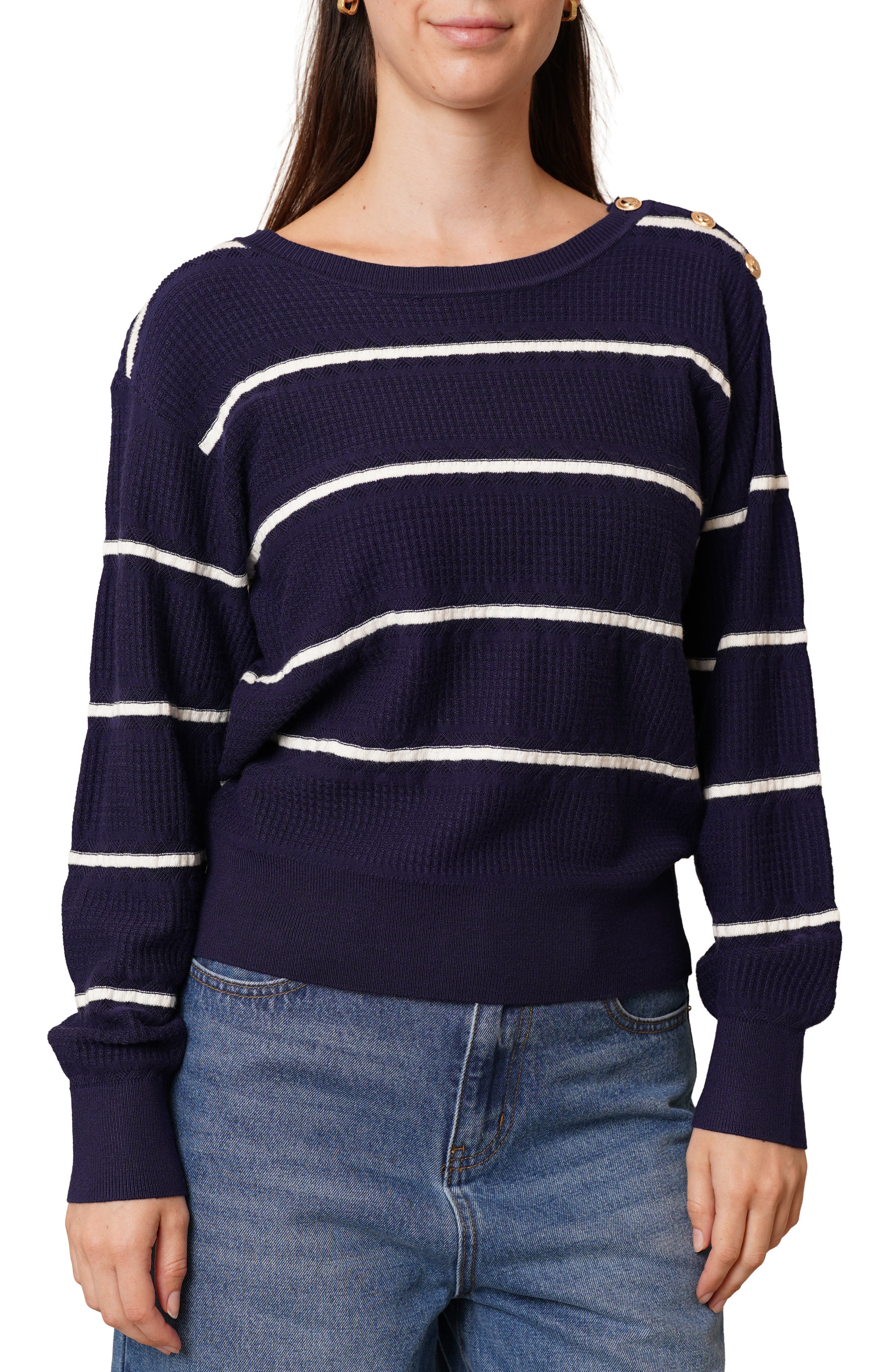 Stripe Pullover Sweater - image 3