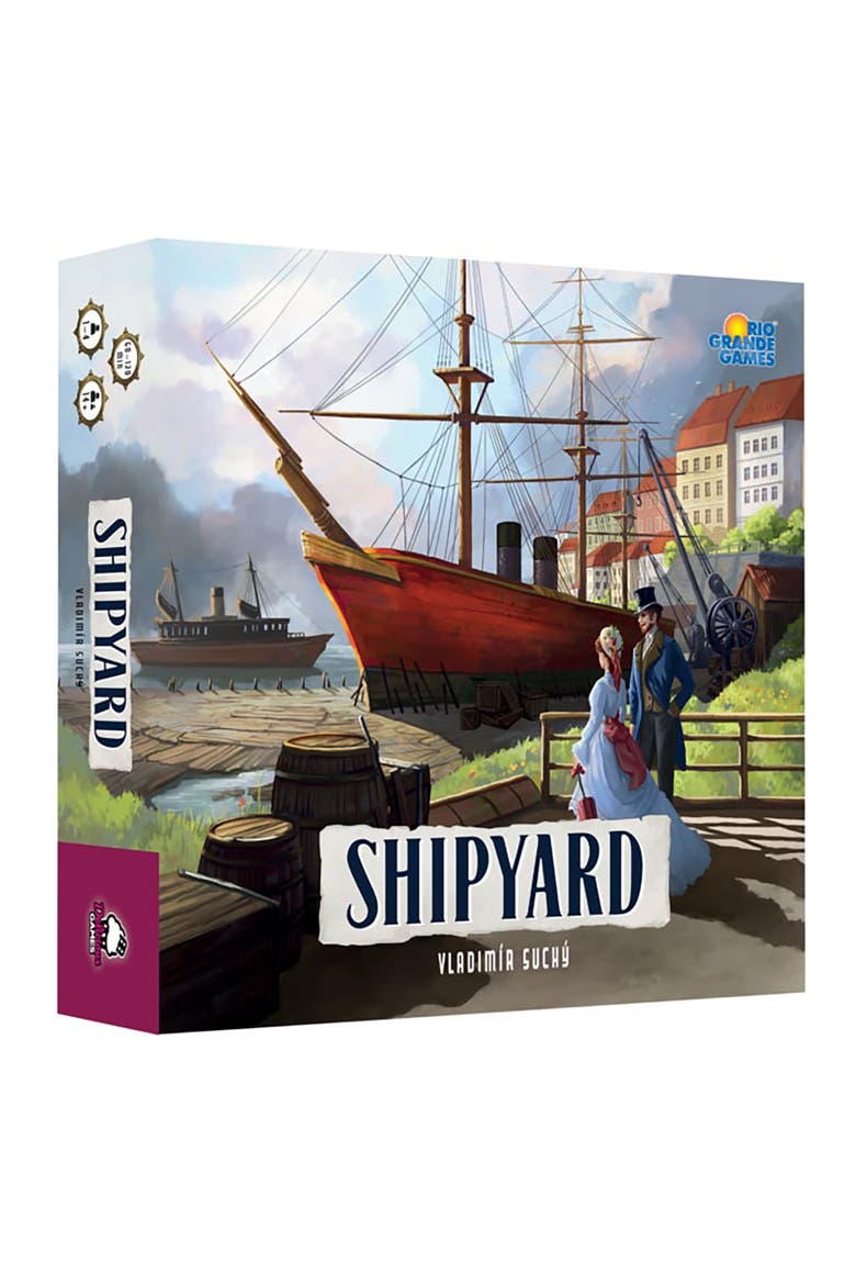 Shipyard 2nd Edition - Strategy Board Game, 19th Century Shipbuilding, Economic & Worker Placement, Age 14+, 1-4 Players, 90-120 Min, Main, color, Multicolored