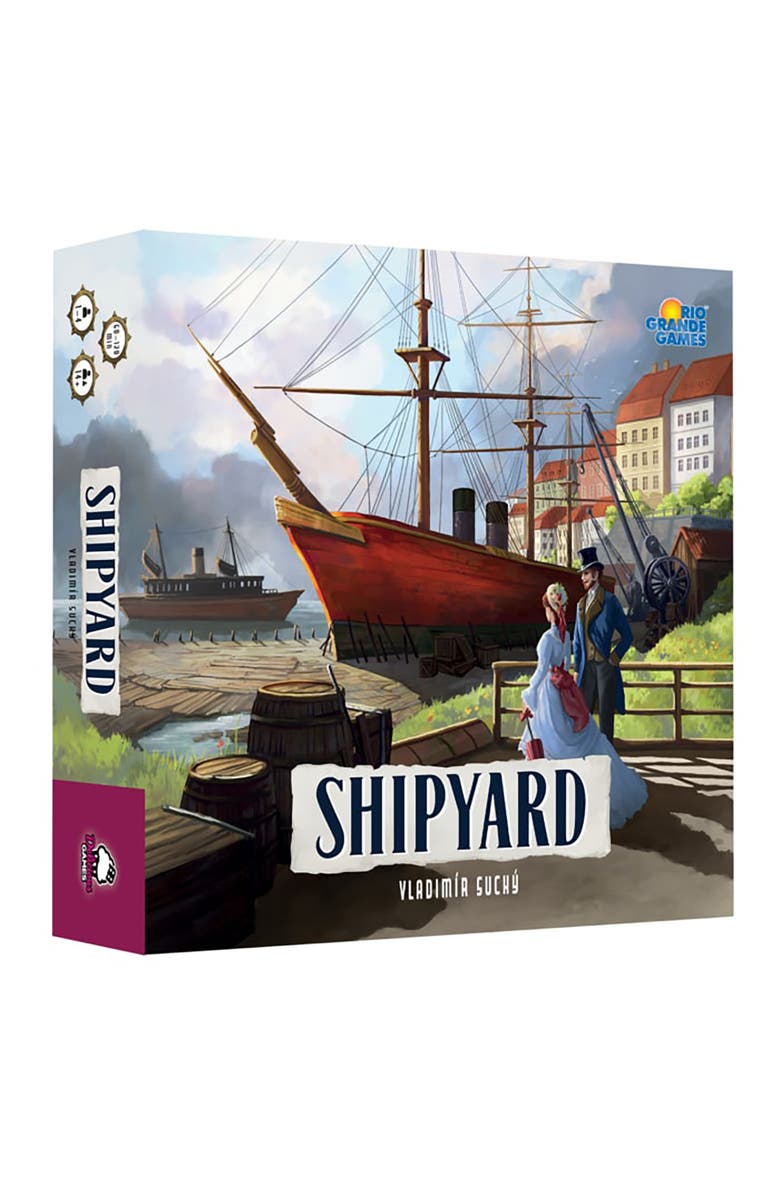 Rio Grande Games Shipyard 2nd Edition - Strategy Board Game, 19th Century Shipbuilding, Economic
Worker Placement, Age 14+, 1-4 Players, 90-120 Min, Main, color, Multicolored