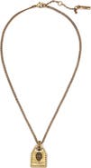Kurt Geiger London Eagle Tag Pendant Necklace