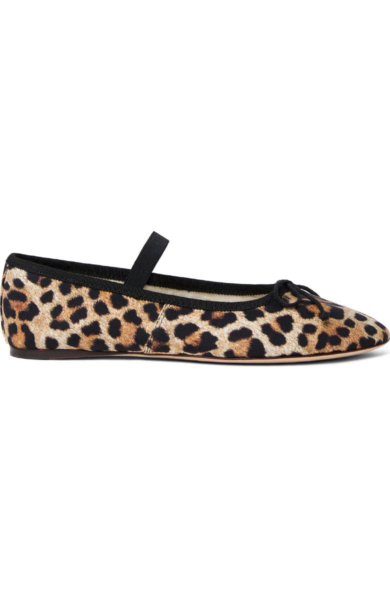 Loeffler Randall Leonie Soft Mary Jane Ballet Flat, Alternate, color, Leopard
