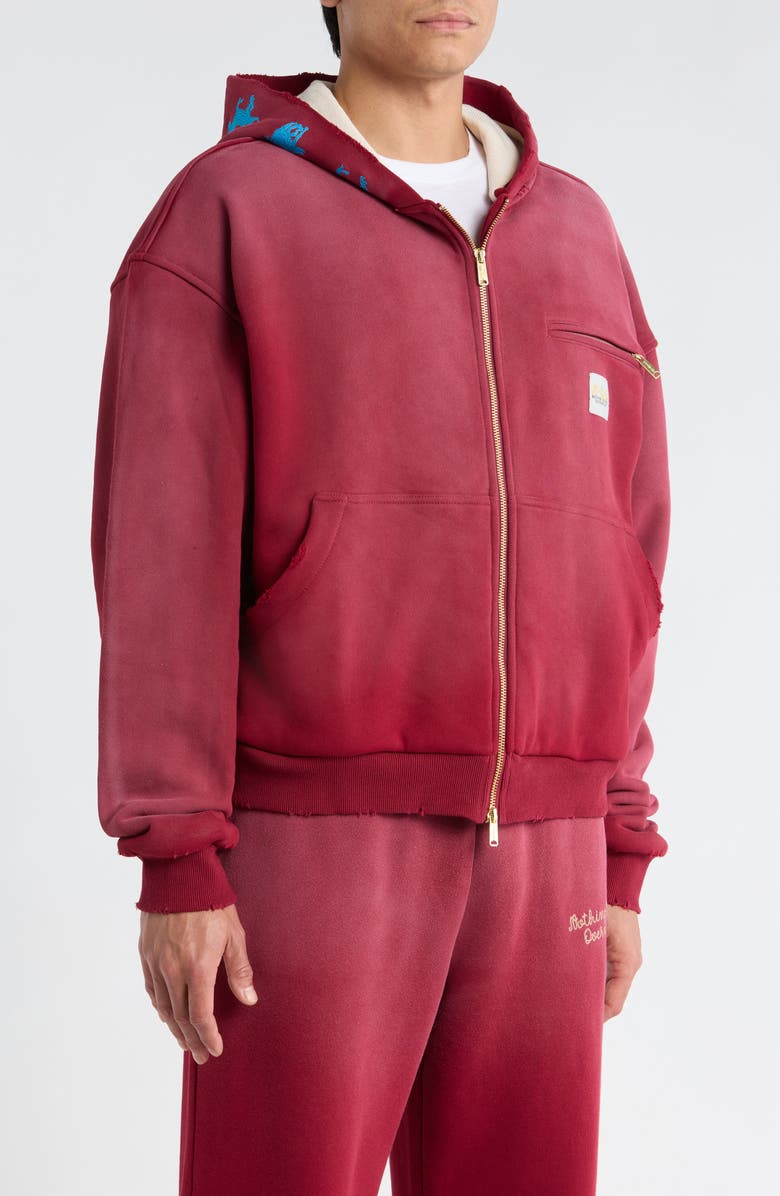 N.G.O. Running Horse Hoodie, Alternate, color, Maroon