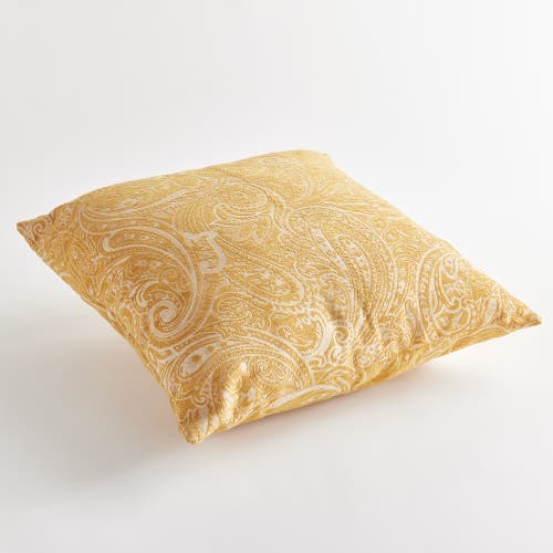 Napa Home & Garden Yara Square Indoor Or Outdoor Throw Pillow, 24" X 24" In Yellow