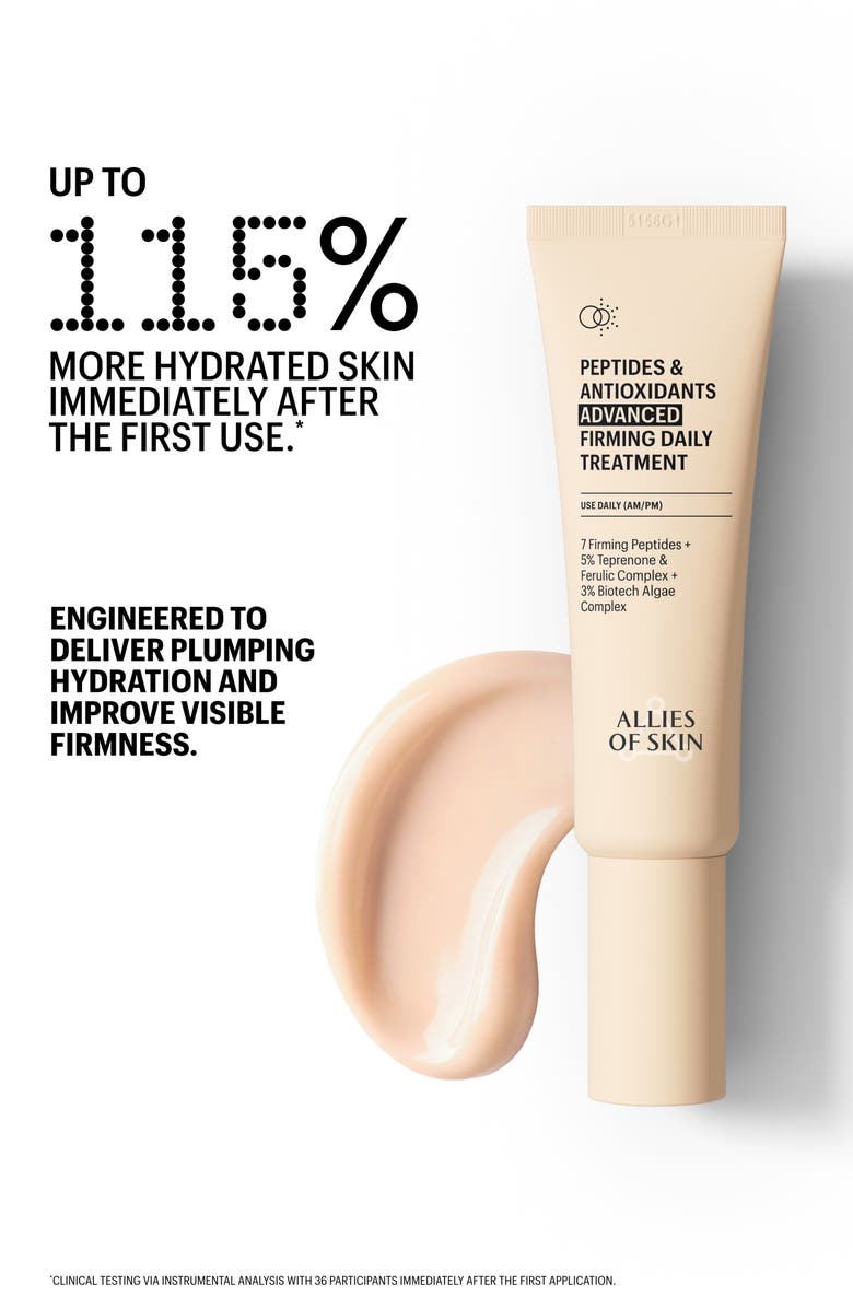 ALLIES OF SKIN Peptides & Antioxidants Advanced Firming Daily Treatment, Alternate, color, 
