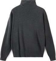 MANGO Draped Turtleneck Sweater