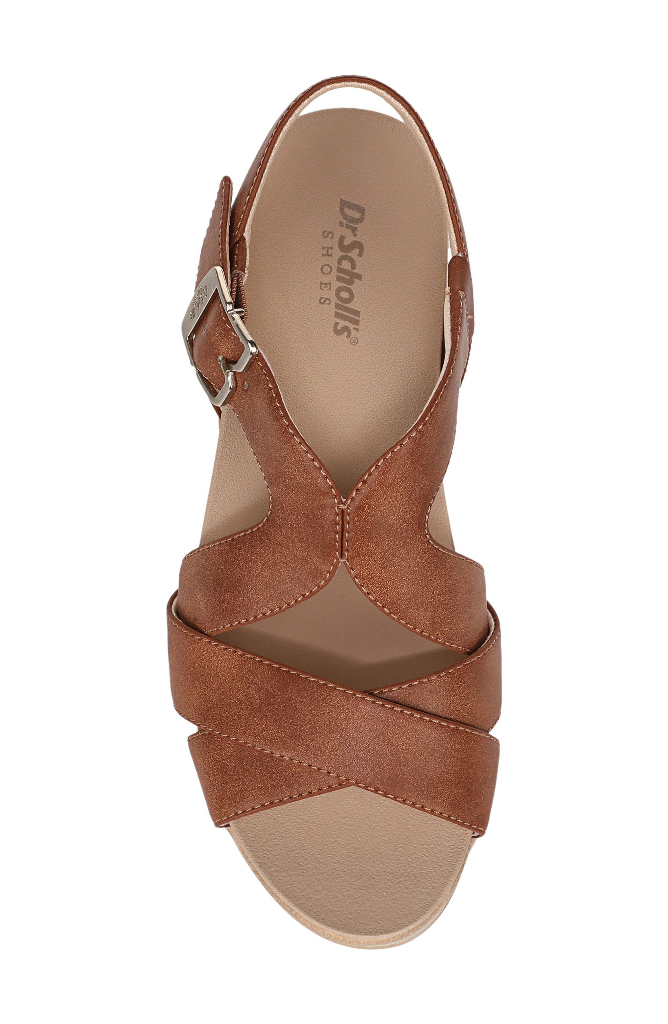 Cali Beach Slingback Platfrom Wedge Sandal, Alternate, color, HONEY