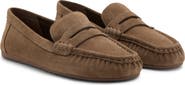 MANGO Suede Penny Loafer