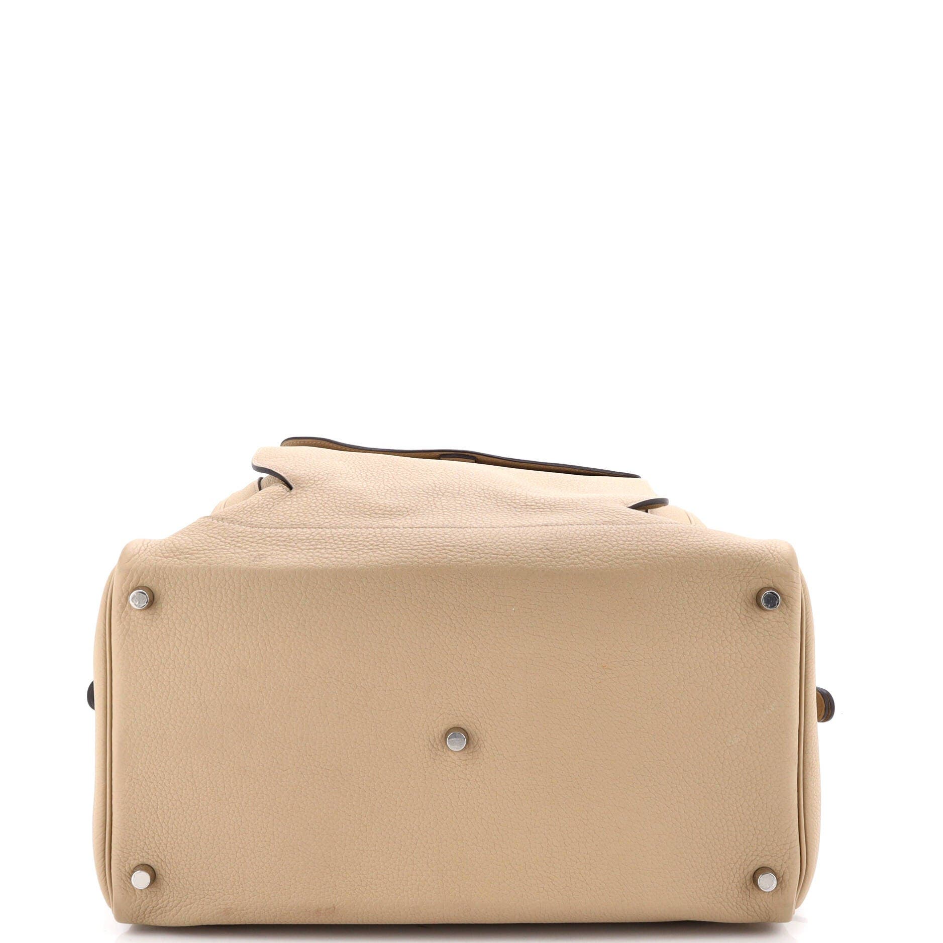 Pre-Owned Hermes Wallago Cabine Bag Togo 35, Alternate, color, Trench