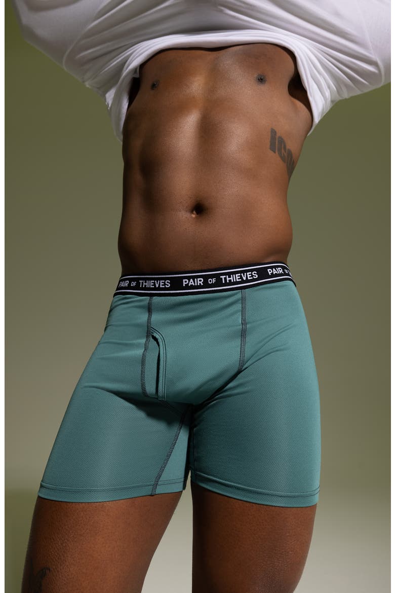 3-Pack Performance Boxer Briefs, Alternate, color, BLACK
