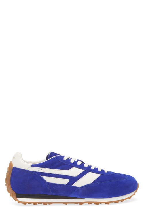 Tom Ford Mick Mixed Media Sneaker In Blue