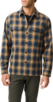 Rodd & Gunn Pinehaven Plaid Organic Cotton Overshirt