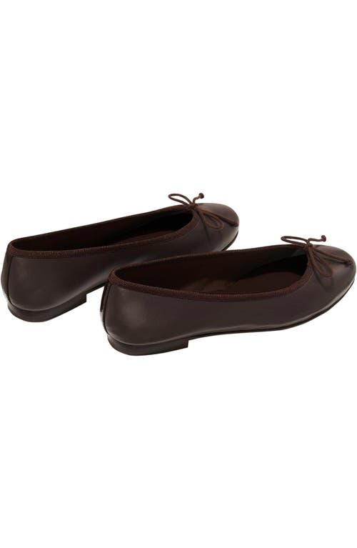Margaux The Demi Flat In Brown