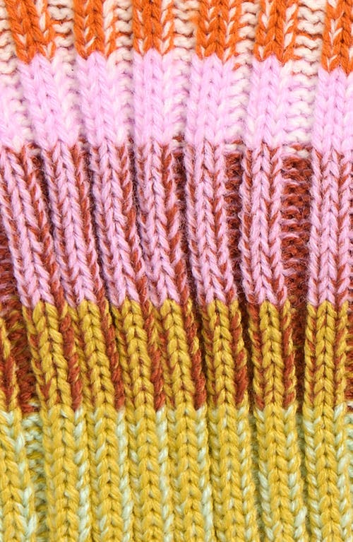 Verloop Mosaic Fingerless Gloves In Multi