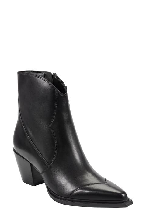 Giulie Pointed Cap Toe Bootie (Women)