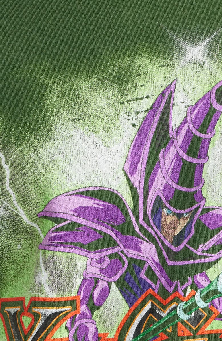 ID Supply Co PA Yu-Gi-Oh Spellcaster Graphic T-Shirt, Alternate, color, Green Wash