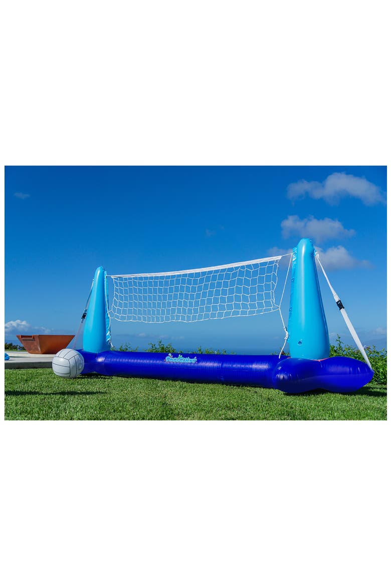 Inflatable Volleyball Net, Alternate, color, BLUE/CORAL