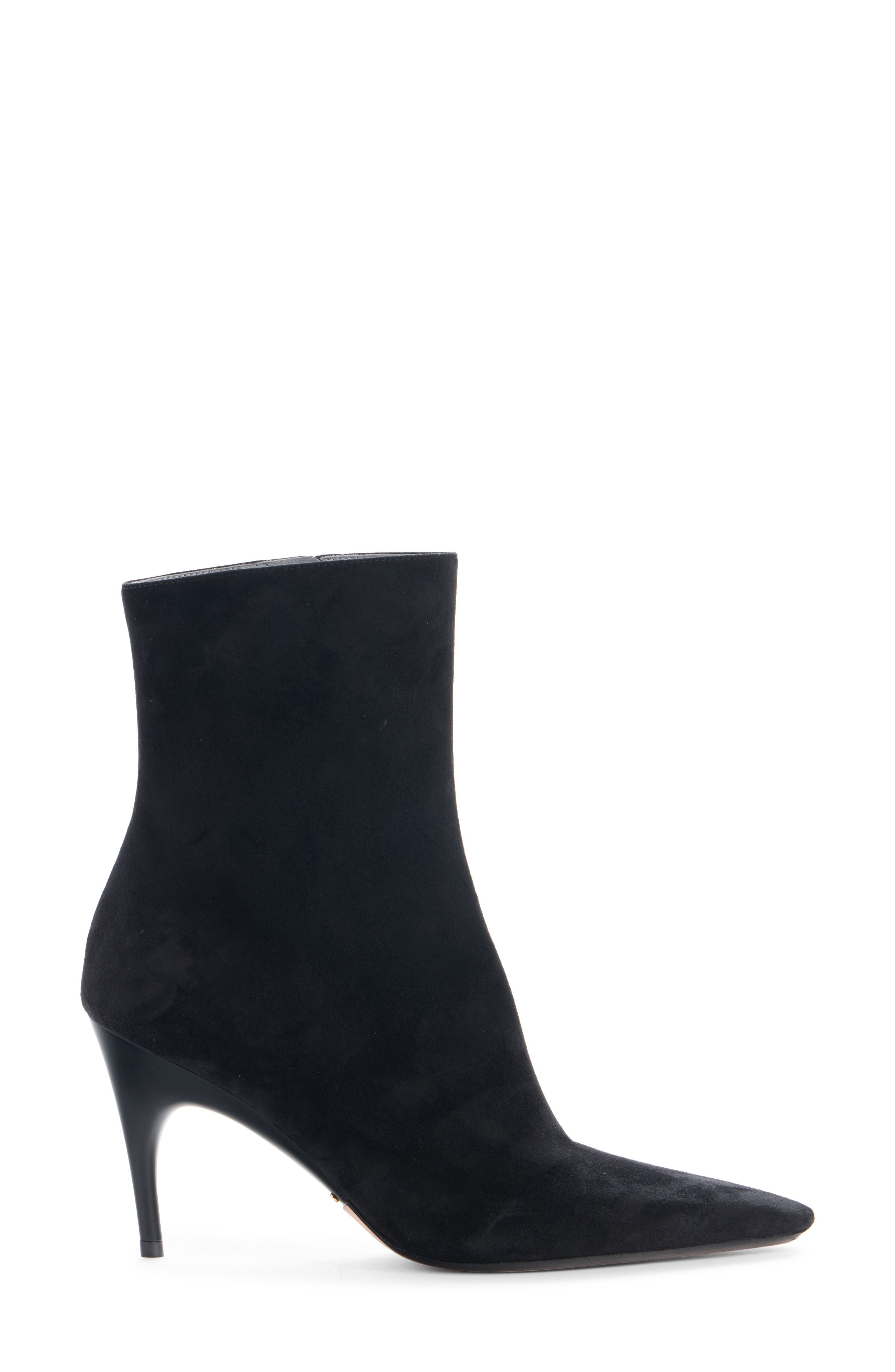 Duchesse Leather Bootie, Alternate, color, 1080 BLACK/ GOLD
