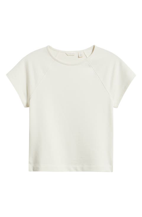 Short Sleeve Terry Sweatshirt