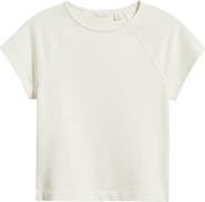 Caslon® Short Sleeve Terry Sweatshirt