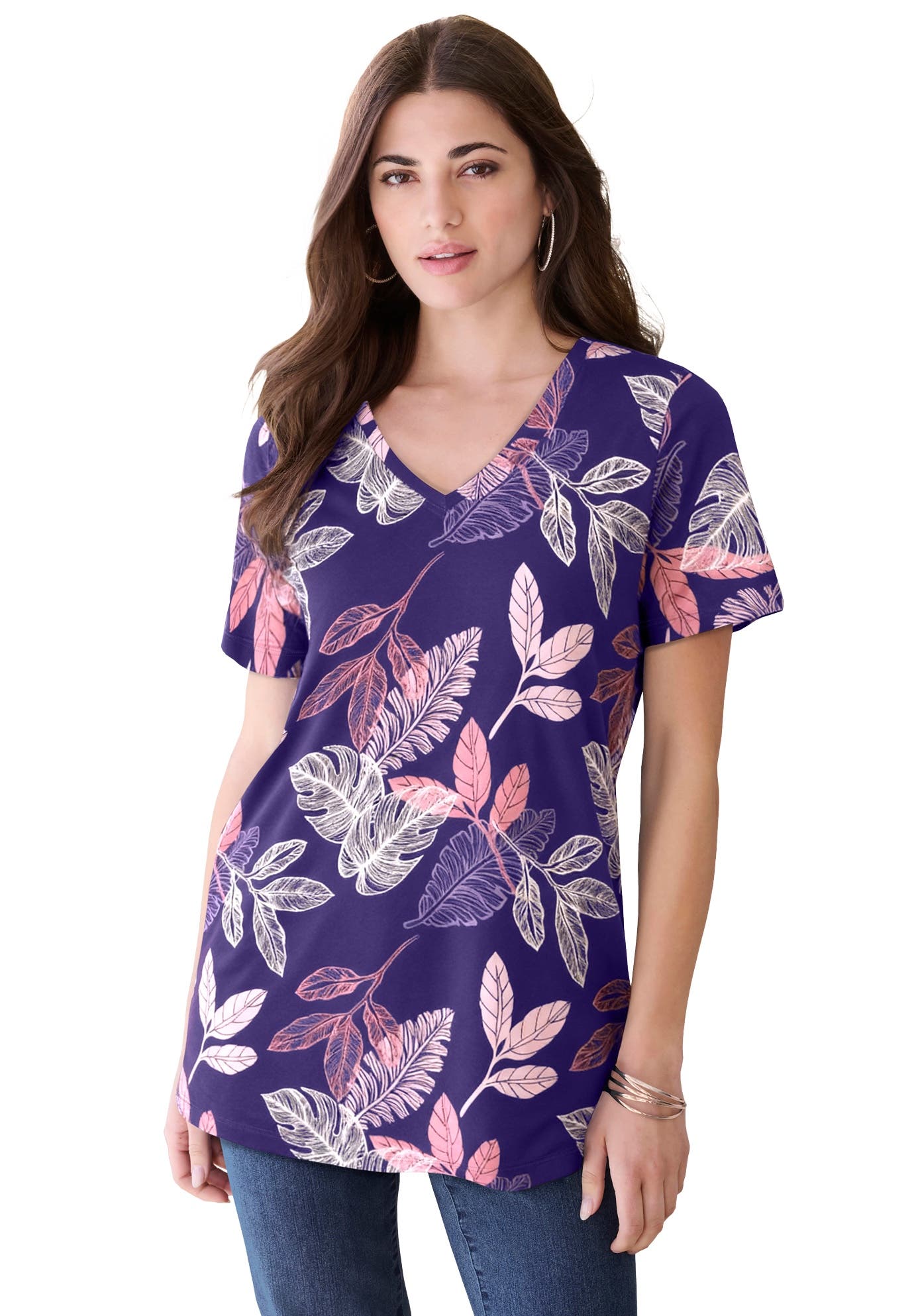 MIDNIGHT VIOLET PALM LEAVES