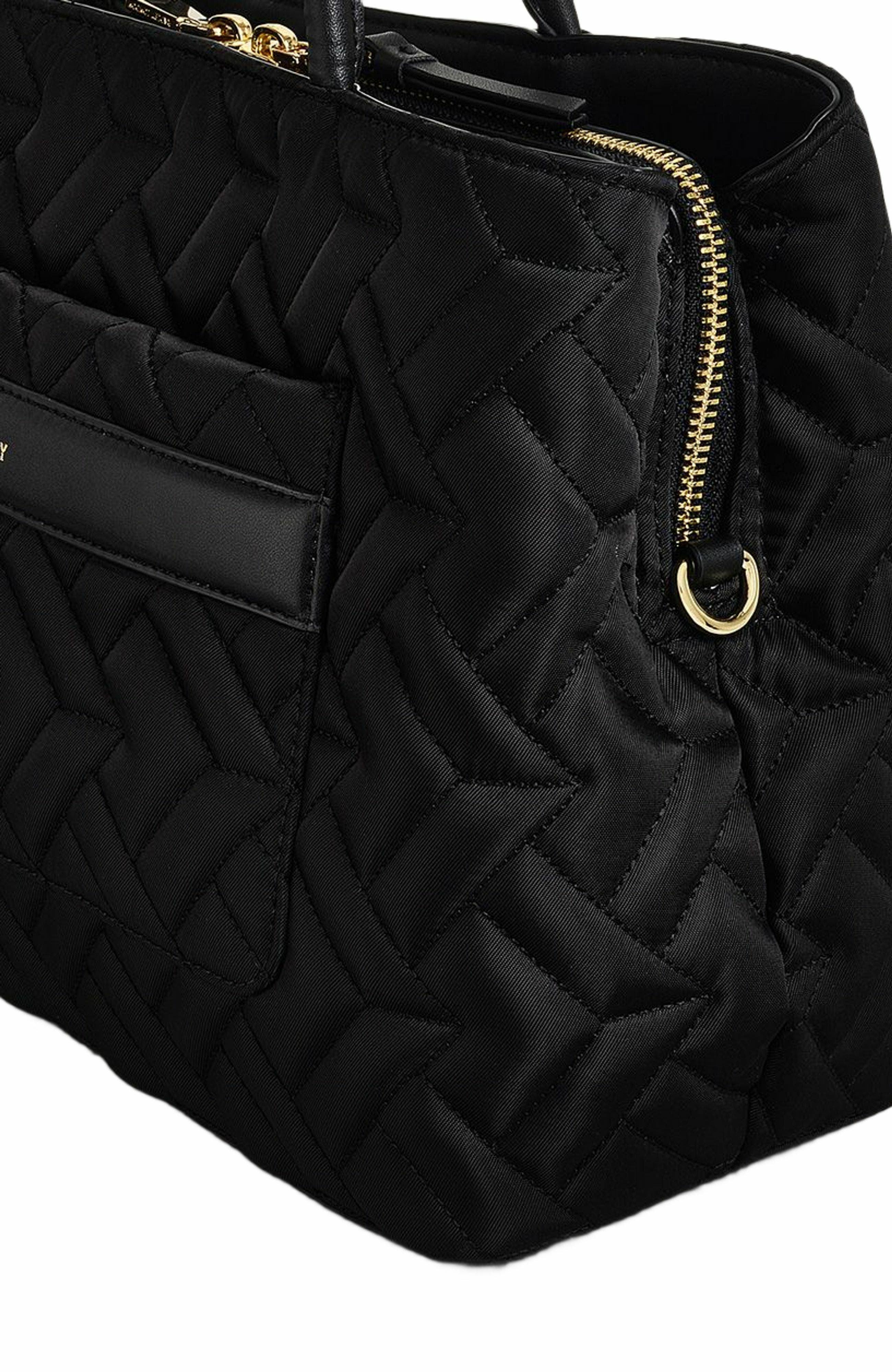 Radley Holland Park - Quilt Medium Ziptop Satchel Bag, Alternate, color, Black