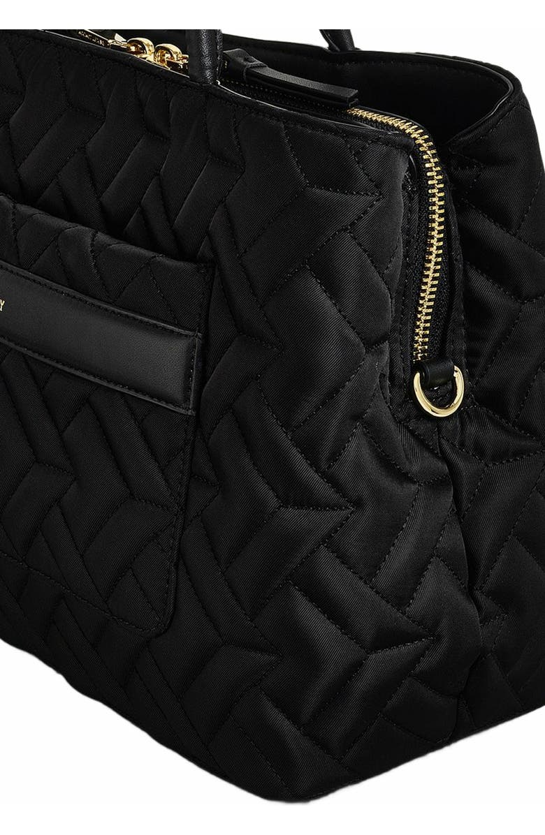 Radley Holland Park - Quilt Medium Ziptop Satchel Bag, Alternate, color, Black