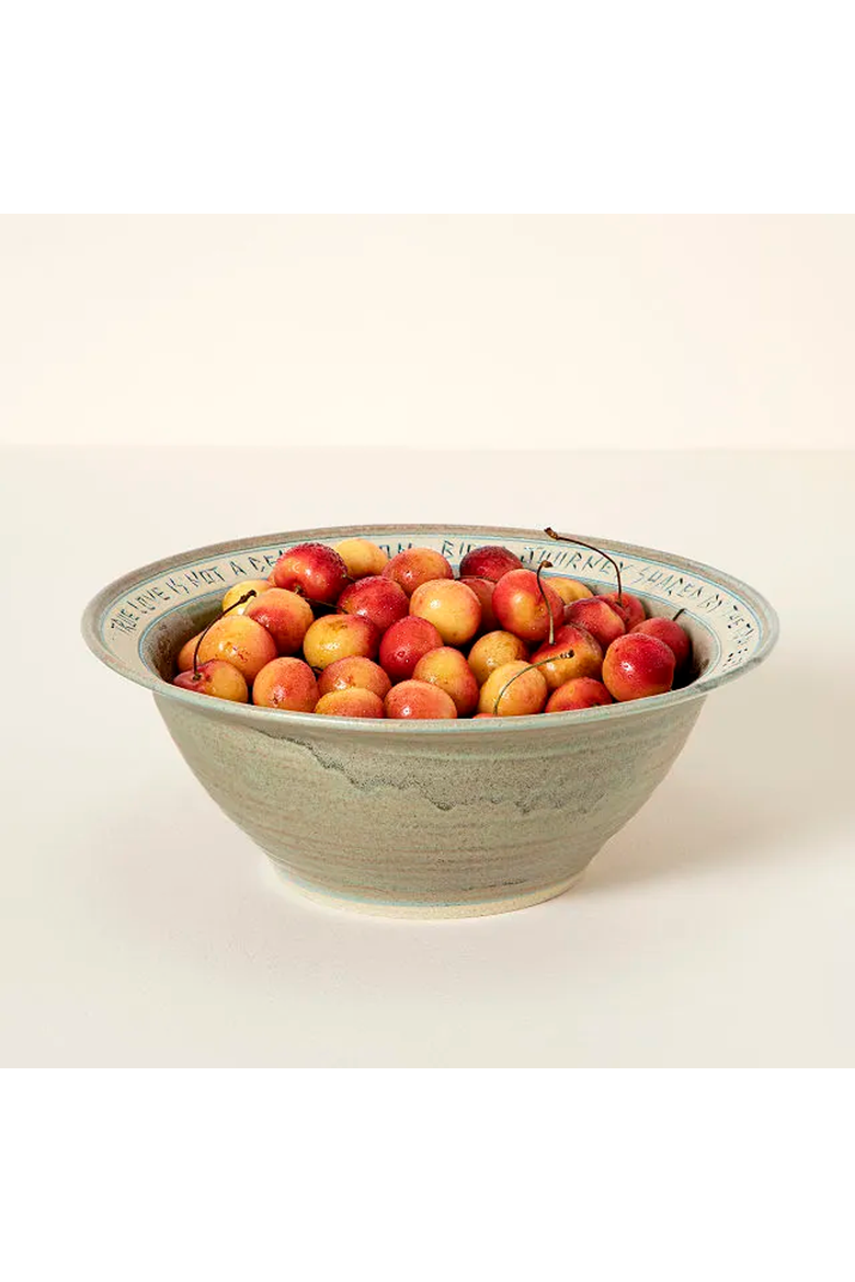 Journey of True Love Serving Bowl, Main, color, Light Grey