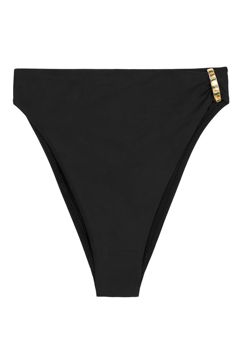Bessie Solid Hipster Bikini Bottoms, Alternate, color, BLACK