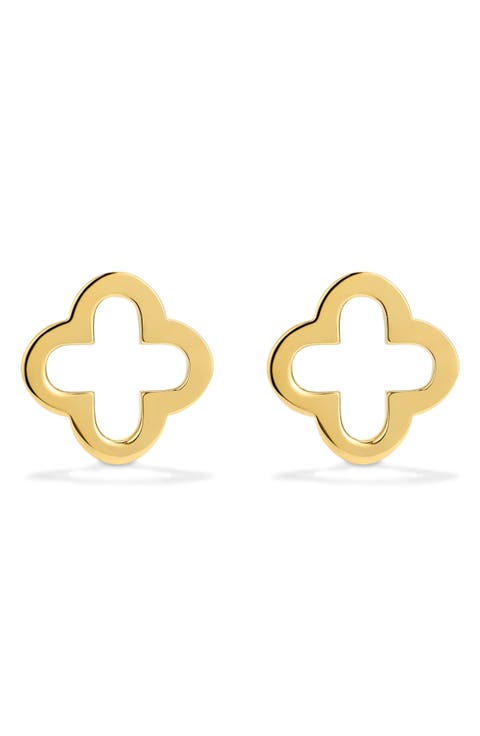 Classic Clover Stud Earrings