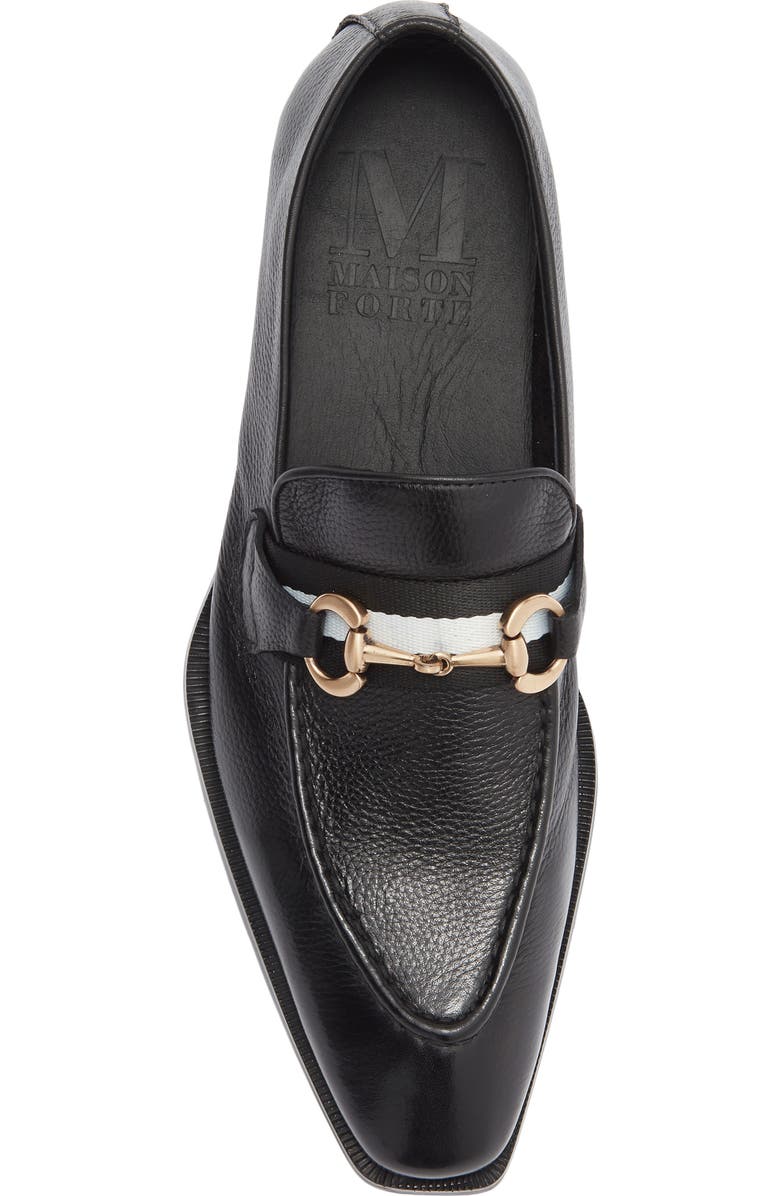 Maison Forte Islero Bit Loafer, Alternate, color, Black