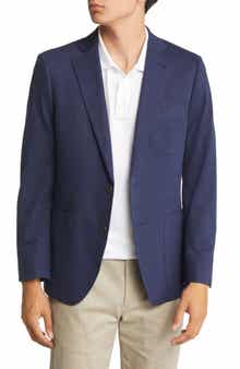 Waverly Patch Pocket Piqué Cotton Blazer