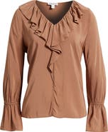 Nordstrom Ruffle Front Top