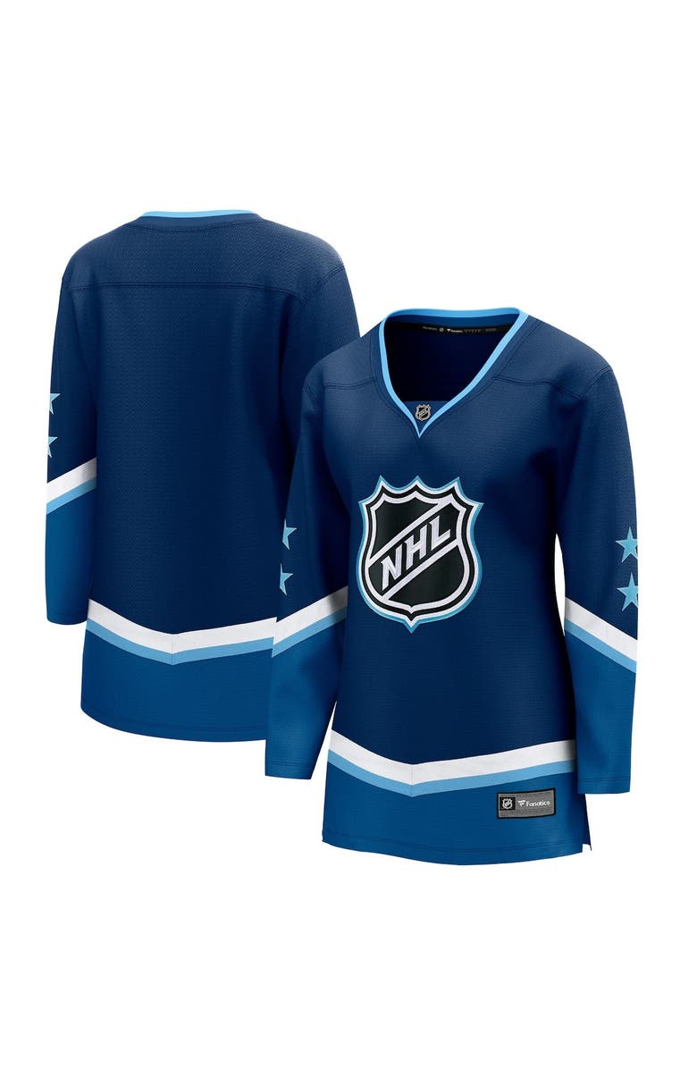 FANATICS Women's Fanatics Branded Blue 2022 NHL All-Star Game Western Conference Breakaway Jersey, Main, color,