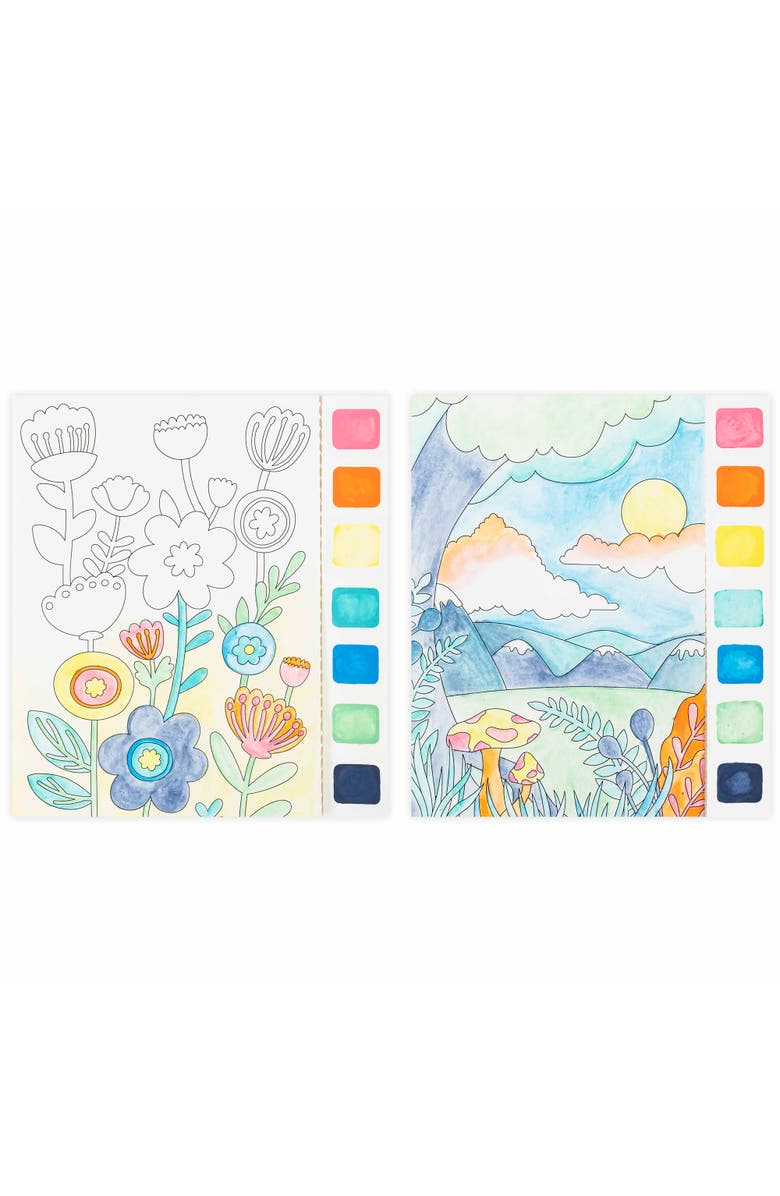 Brea Reese Vivid Watercolor Pad Kit, 8 Landscape & Flower Designs, Alternate, color, Multicolored