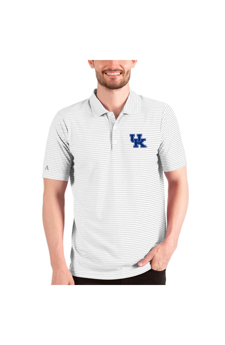ANTIGUA Men's Antigua White/Silver Kentucky Wildcats Esteem Polo, Main, color, 