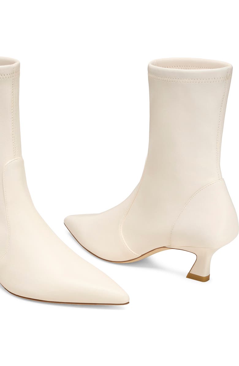 Stuart Weitzman Vinnie Bootie 50, Alternate, color, Cream.