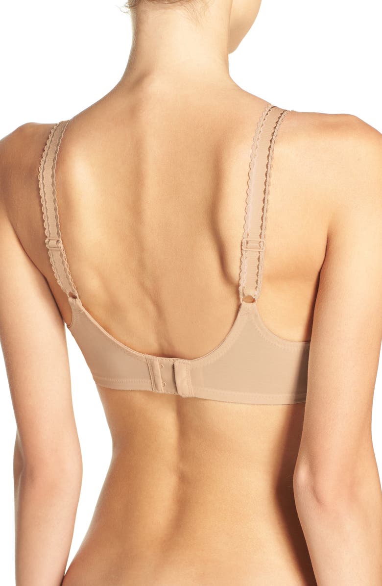 Wacoal Slimline Seamless Minimizing Underwire Bra, Alternate, color, Nude