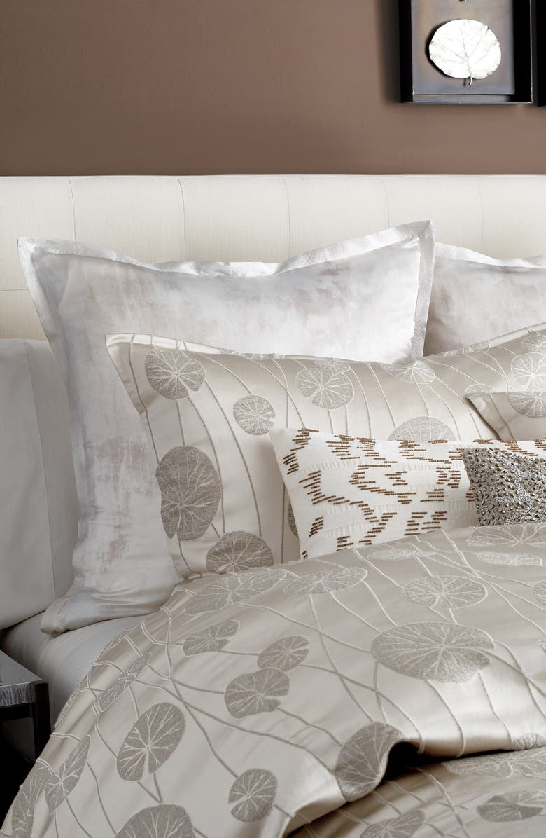 Michael Aram Lily Pad Duvet Cover, Alternate, color, 